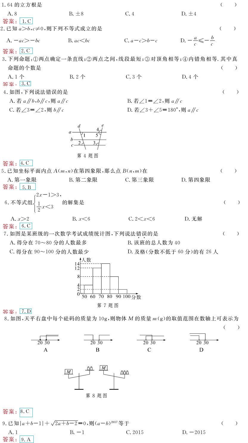 时习之（期末+暑假） 第77页