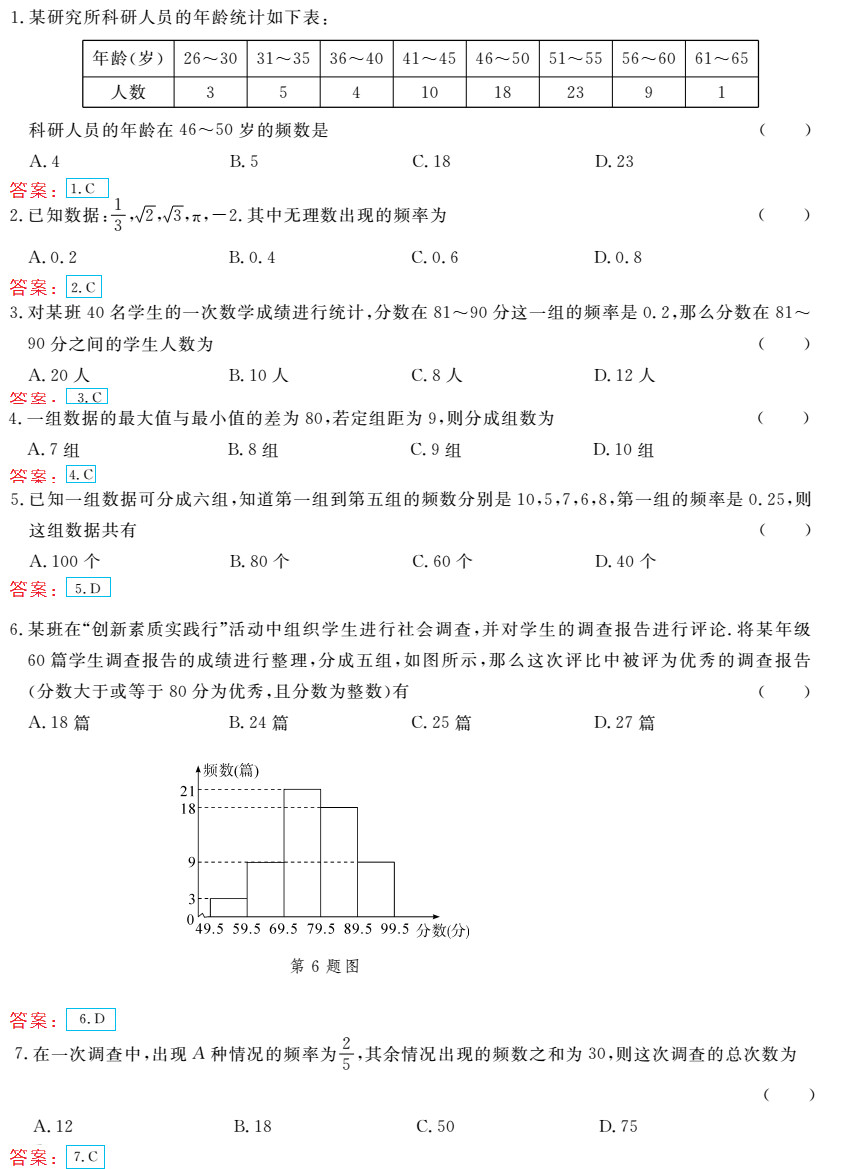 时习之（期末+暑假） 第43页