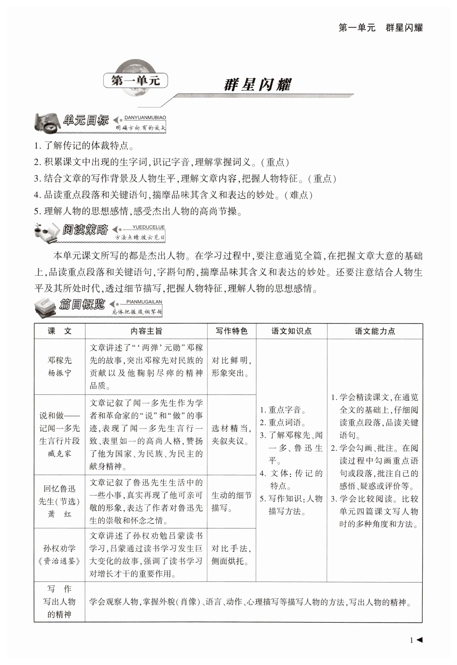 2023年优课堂给力A加七年级语文下册人教版 第1页