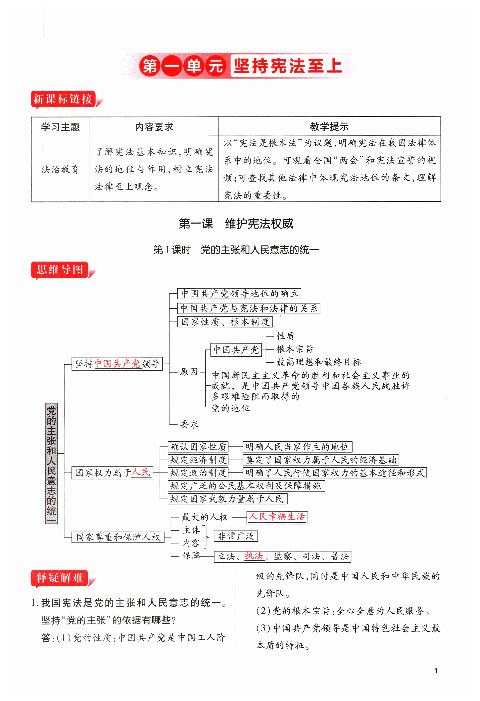 2023年暢行課堂八年級道德與法治下冊人教版山西專版 第1頁