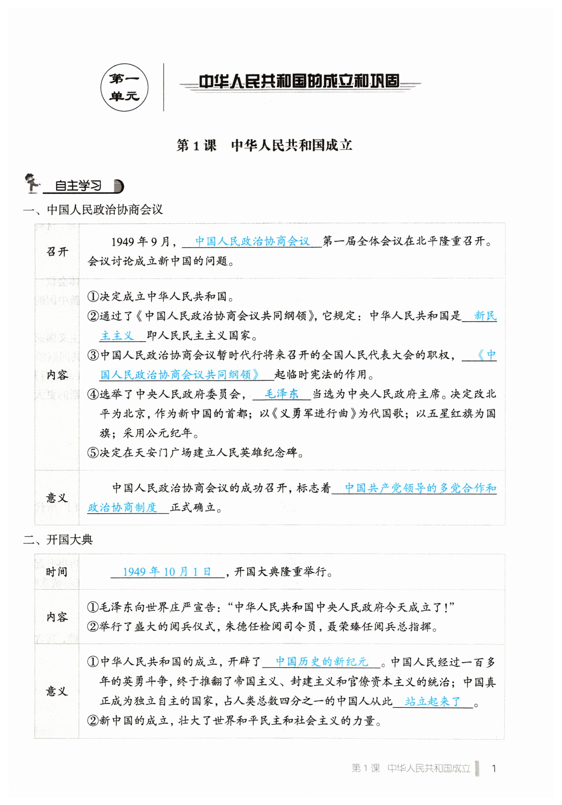 2023年天下中考八年級(jí)歷史下冊(cè)人教版 第1頁(yè)