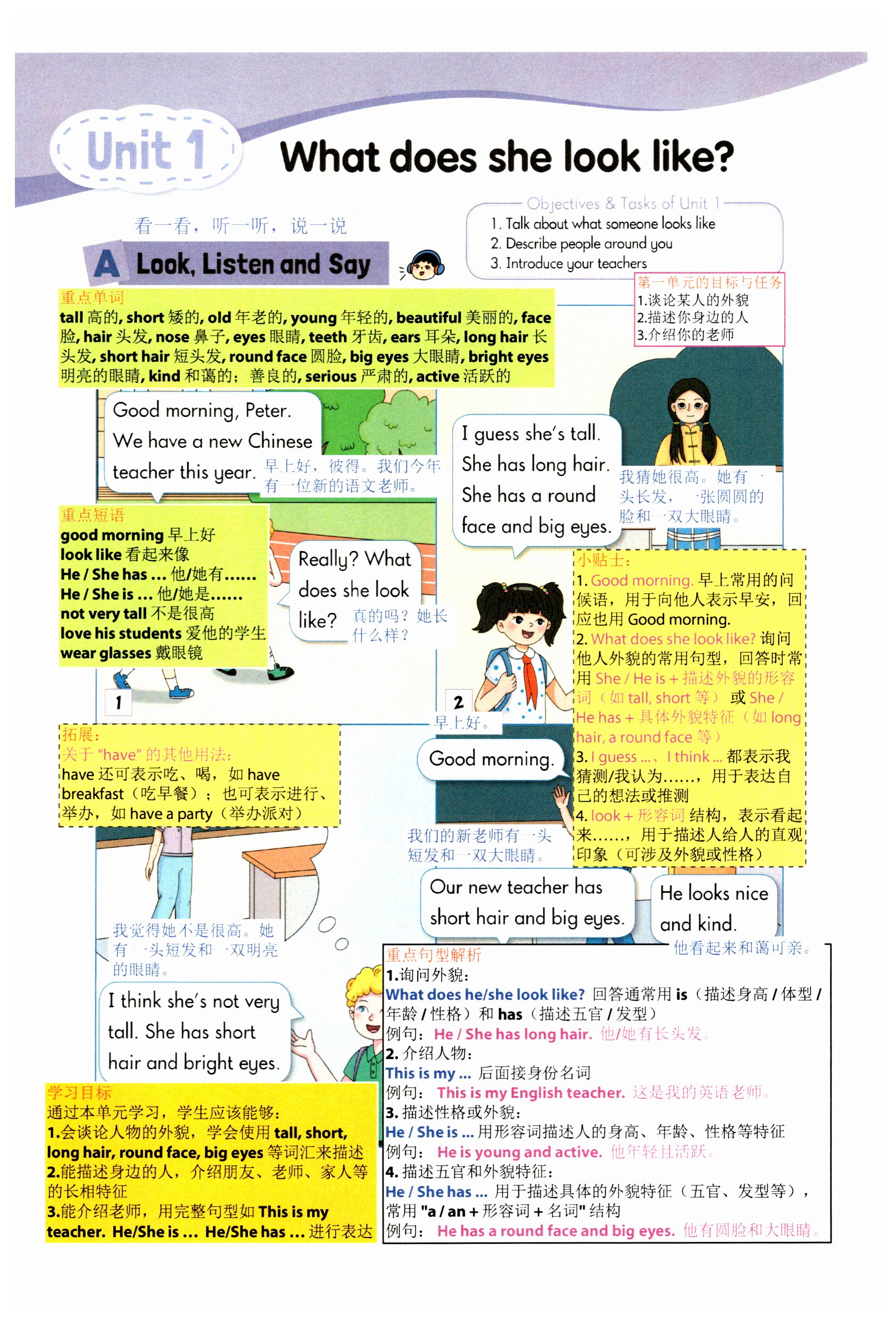 2025年教材课本五年级英语上册湘少版 第1页