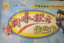 2014年黃岡小狀元作業(yè)本六年級數(shù)學(xué)下冊人教版