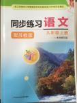 2014年同步練習(xí)九年級(jí)語文上冊(cè)蘇教版