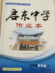 2015年啟東中學作業(yè)本九年級數(shù)學下冊人教版