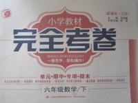 2015年小學(xué)教材完全考卷六年級數(shù)學(xué)下冊江蘇版