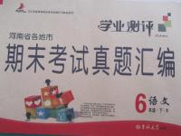 2015年學業(yè)測評期末考試真題匯編六年級語文下冊人教版