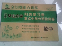 2015年金鑰匙組合訓(xùn)練小學(xué)畢業(yè)升學(xué)歸類復(fù)習(xí)卷重點中學(xué)分班檢測卷數(shù)學(xué)