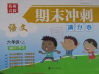 2015年名師點撥期末沖刺滿分卷六年級語文上冊國標江蘇版