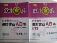 2016年深圳金卷初中數學課時作業AB本七年級下冊