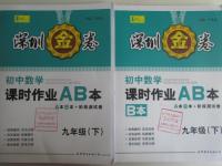 2016年深圳金卷初中數學課時作業AB本九年級下冊