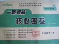 2016年一路領(lǐng)航核心密卷五年級(jí)數(shù)學(xué)下冊(cè)冀教版