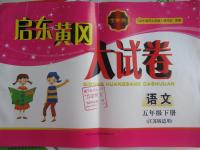 2016年啟東黃岡大試卷五年級語文下冊江蘇版