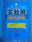 2017年實(shí)驗(yàn)班提優(yōu)訓(xùn)練五年級語文下冊人教版