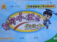 2017年黃岡小狀元作業(yè)本六年級數(shù)學(xué)下冊北師大版廣東專版