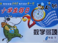 2017年小學(xué)生每日20分鐘數(shù)學(xué)弱項(xiàng)六年級(jí)下冊(cè)