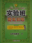 2017年實驗班提優訓練五年級數學下冊滬教版上海專用