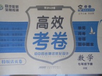 2017年同步AB卷高效考卷七年級數(shù)學(xué)下冊滬科版