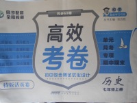 2017年同步AB卷高效考卷七年級(jí)歷史上冊