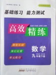 2018年高效精練九年級(jí)數(shù)學(xué)下冊(cè)蘇科版