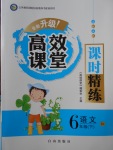 2018年高效課堂課時精練六年級語文下冊蘇教版