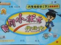 2018年黃岡小狀元作業(yè)本六年級數(shù)學下冊人教版江西專版