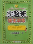 2018年實(shí)驗(yàn)班提優(yōu)訓(xùn)練六年級數(shù)學(xué)下冊蘇教版