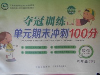 2018年奪冠訓(xùn)練單元期末沖刺100分六年級(jí)數(shù)學(xué)下冊(cè)蘇教版