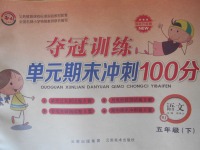 2018年奪冠訓(xùn)練單元期末沖刺100分五年級(jí)語(yǔ)文下冊(cè)人教版