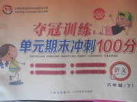 2018年奪冠訓(xùn)練單元期末沖刺100分六年級(jí)語(yǔ)文下冊(cè)蘇教版