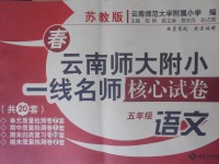 2018年云南師大附小一線名師核心試卷五年級(jí)語文下冊(cè)蘇教版
