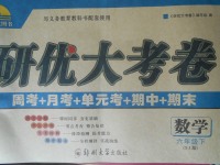 2018年研優(yōu)大考卷六年級數(shù)學下冊蘇教版