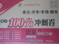 2018年期末100分沖刺卷五年級(jí)語(yǔ)文下冊(cè)人教版濰坊專(zhuān)用