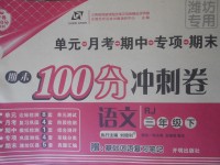 2018年期末100分沖刺卷三年級(jí)語文下冊(cè)人教版濰坊專用