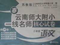 2018年云南師大附小一線名師核心試卷三年級(jí)語文下冊(cè)蘇教版