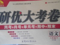 2018年研優(yōu)大考卷六年級(jí)語(yǔ)文下冊(cè)西師大版