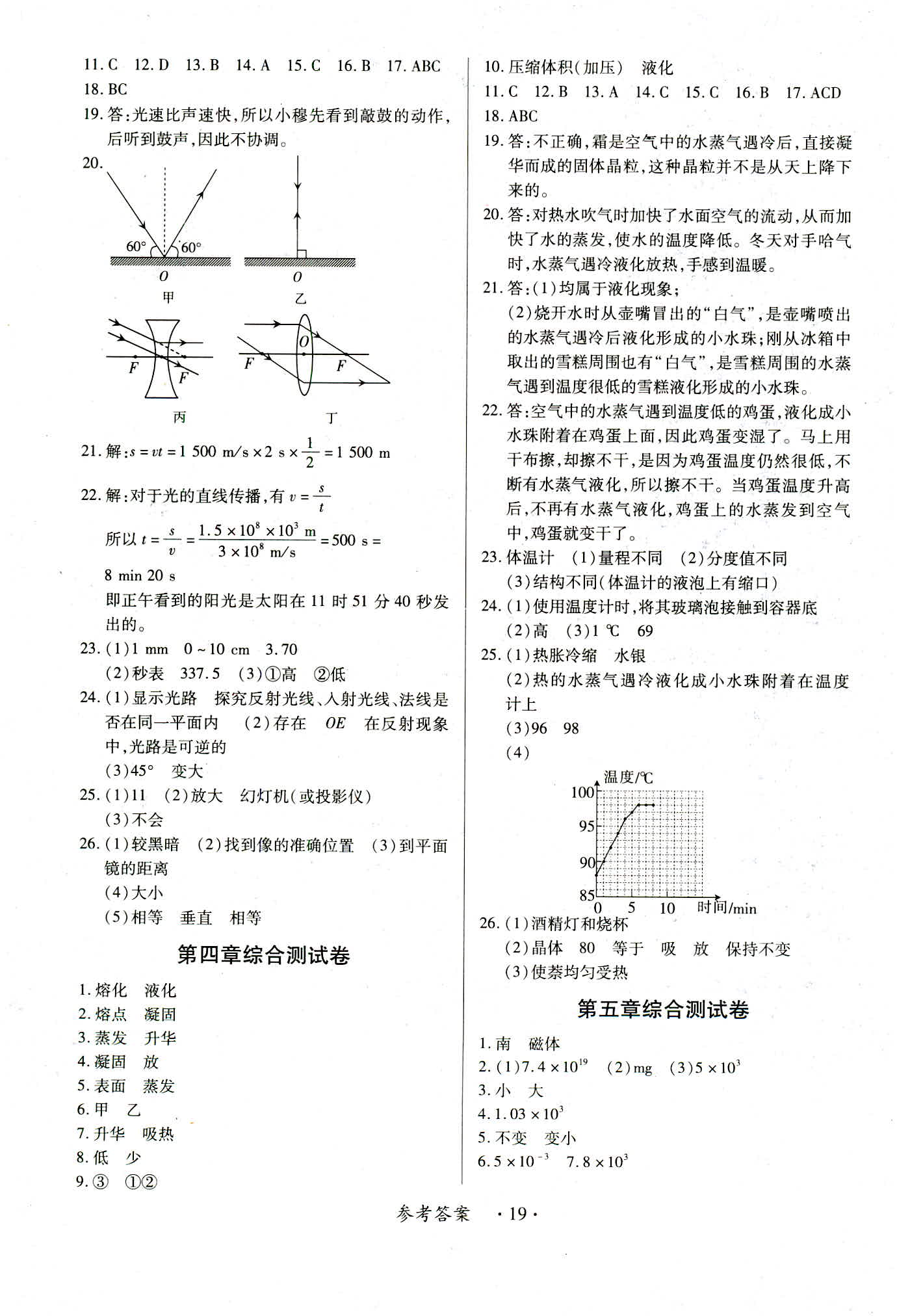 2018年一課一練創(chuàng)新練習(xí)八年級物理滬粵版 第19頁