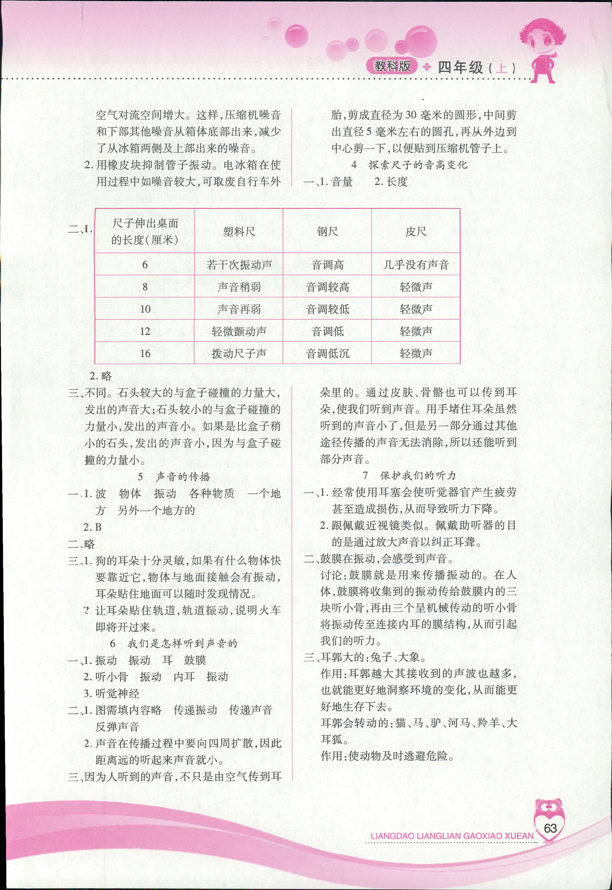 2018年新課標(biāo)兩導(dǎo)兩練高效學(xué)案四年級(jí)科學(xué)教科版 第5頁