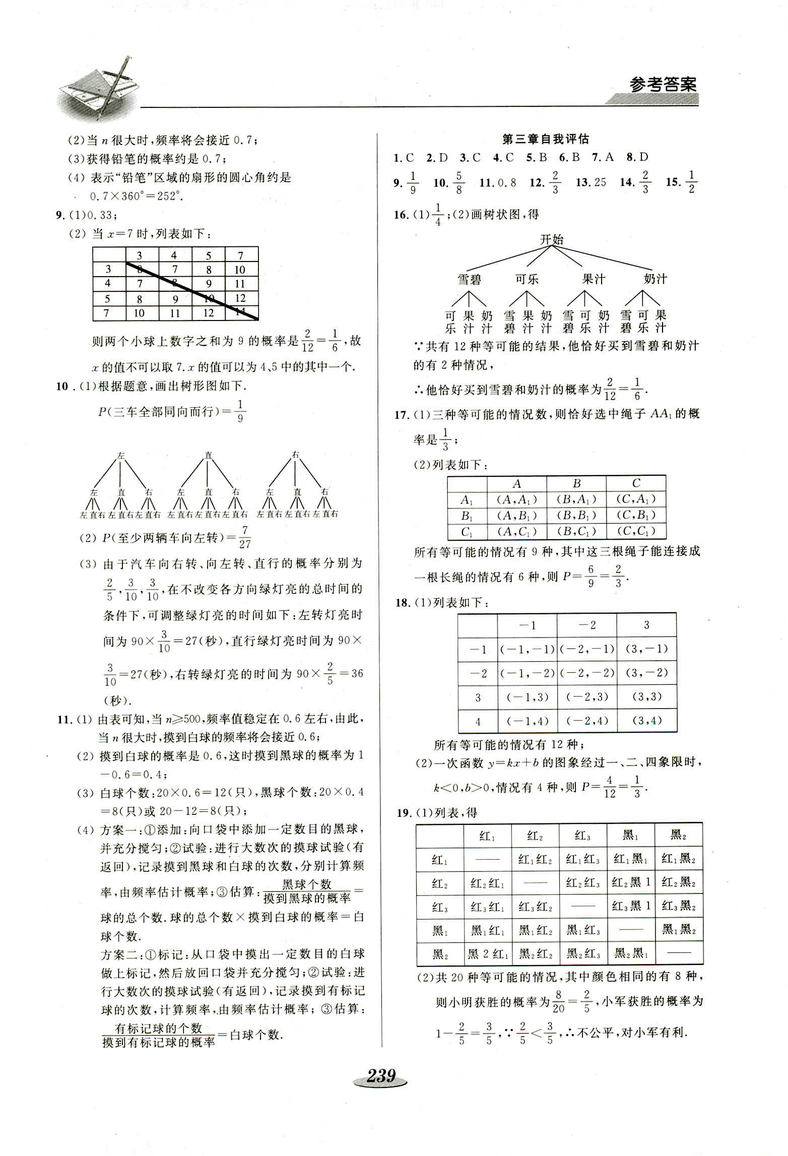 2018年新课标教材同步导练九年级数学 第9页