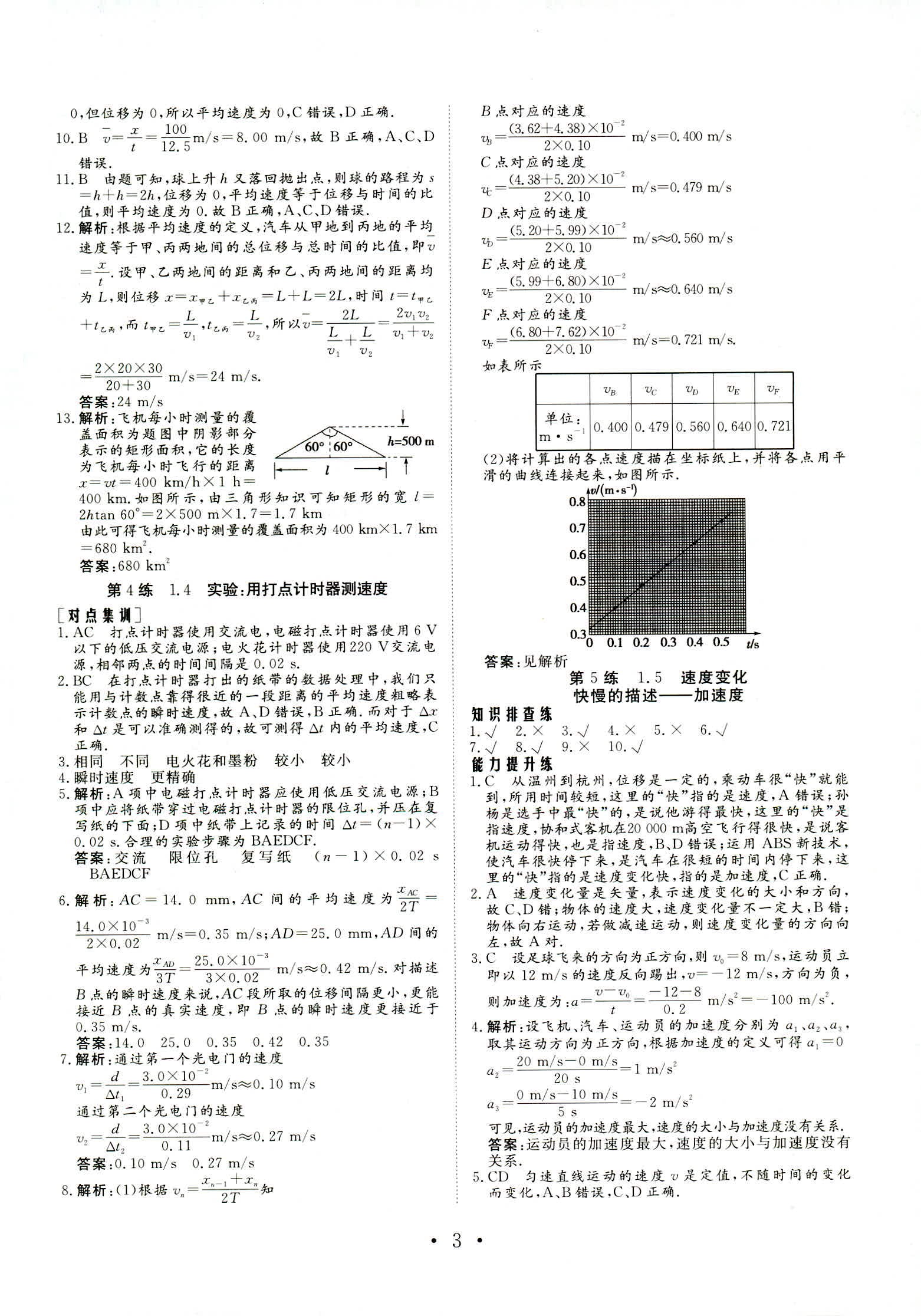 2018年普通高中同步練習冊必修一物理人教版 第3頁