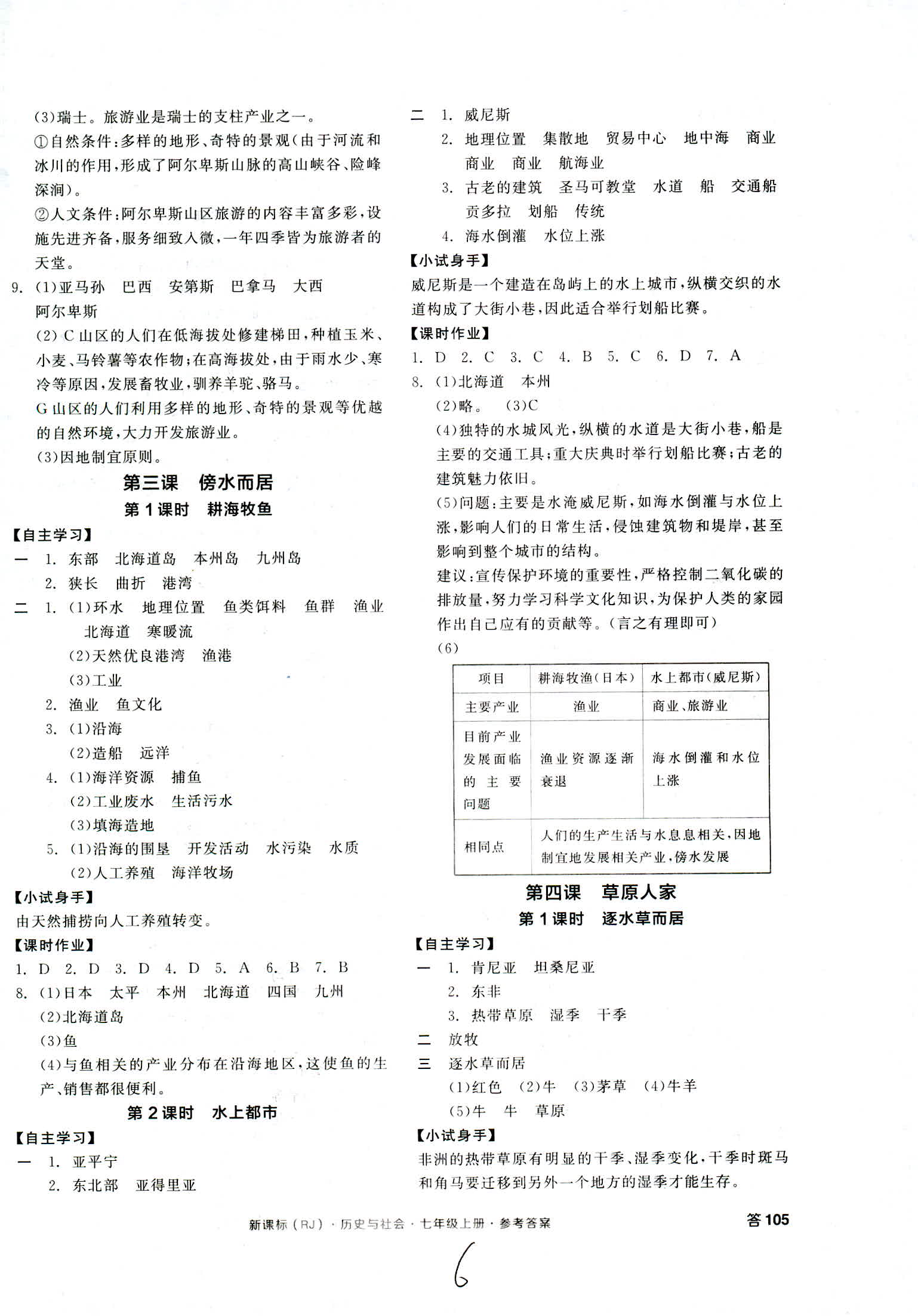 2018年全品學(xué)練考七年級中國歷史人教版 第6頁