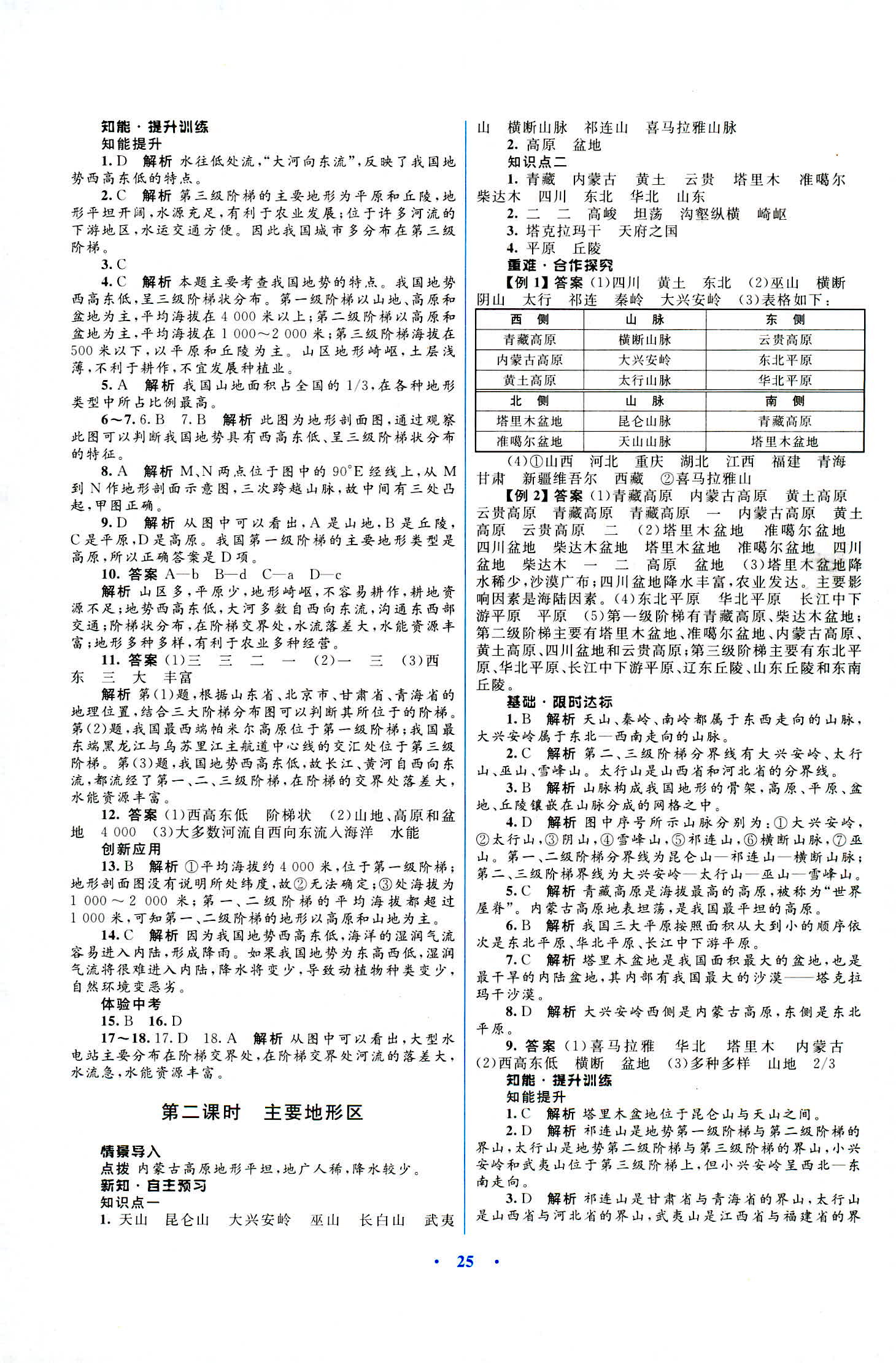 2018年初中同步測控優(yōu)化設(shè)計八年級地理商務(wù)星球版 第5頁