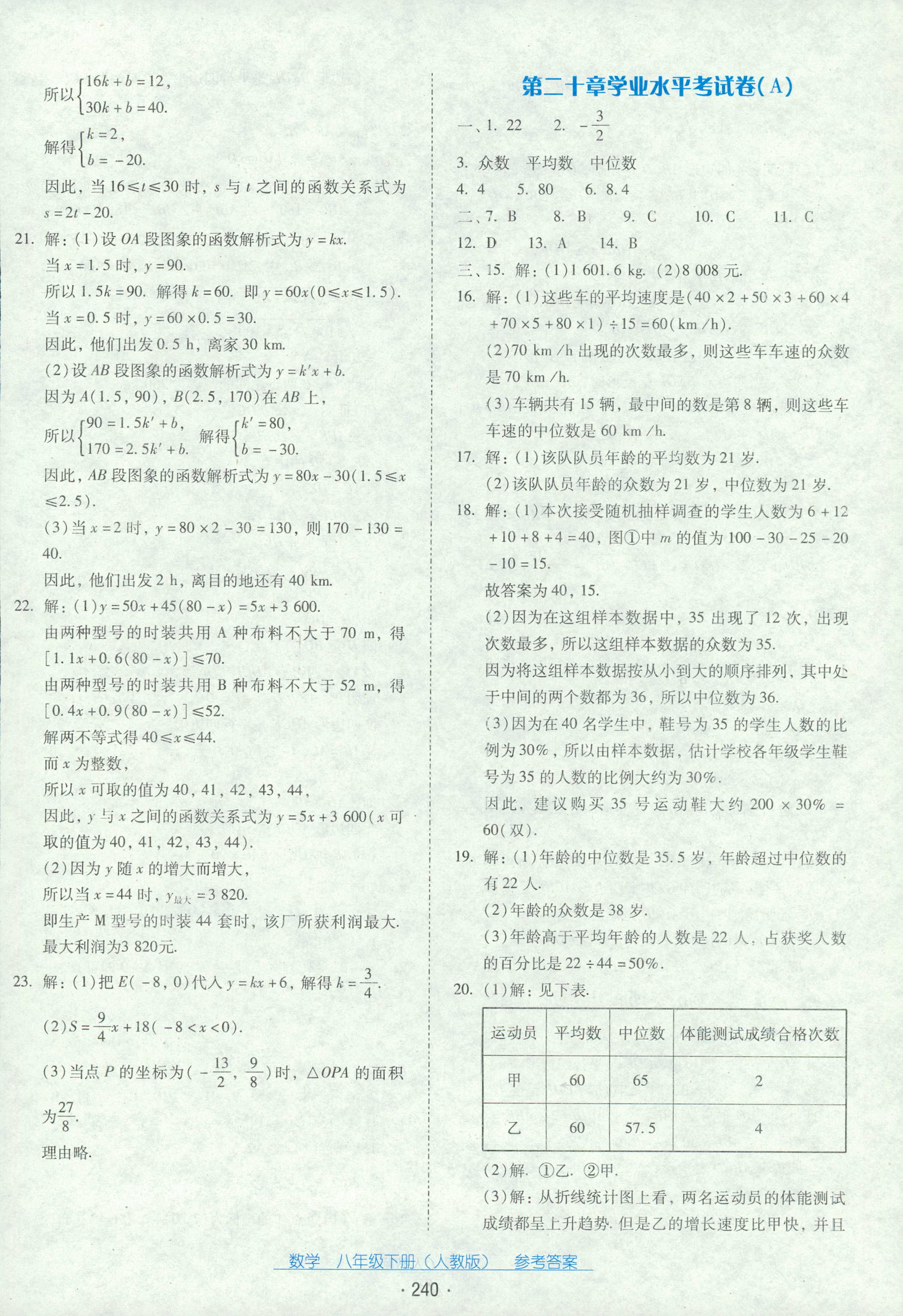 2018年云南省標(biāo)準(zhǔn)教輔優(yōu)佳學(xué)案八年級(jí)數(shù)學(xué)人教版 第28頁