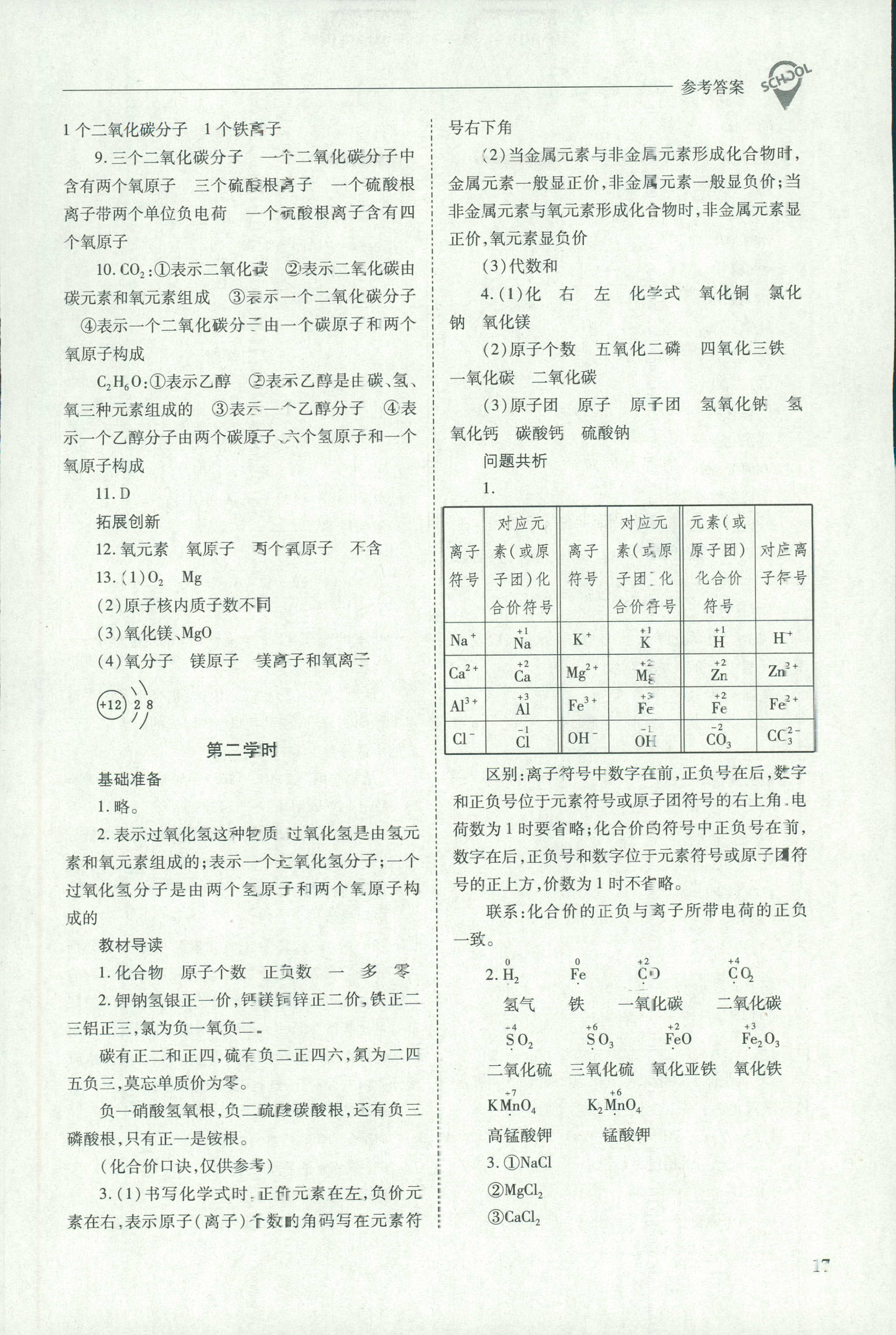 2018年新课程问题解决导学方案九年级化学沪教版 第17页