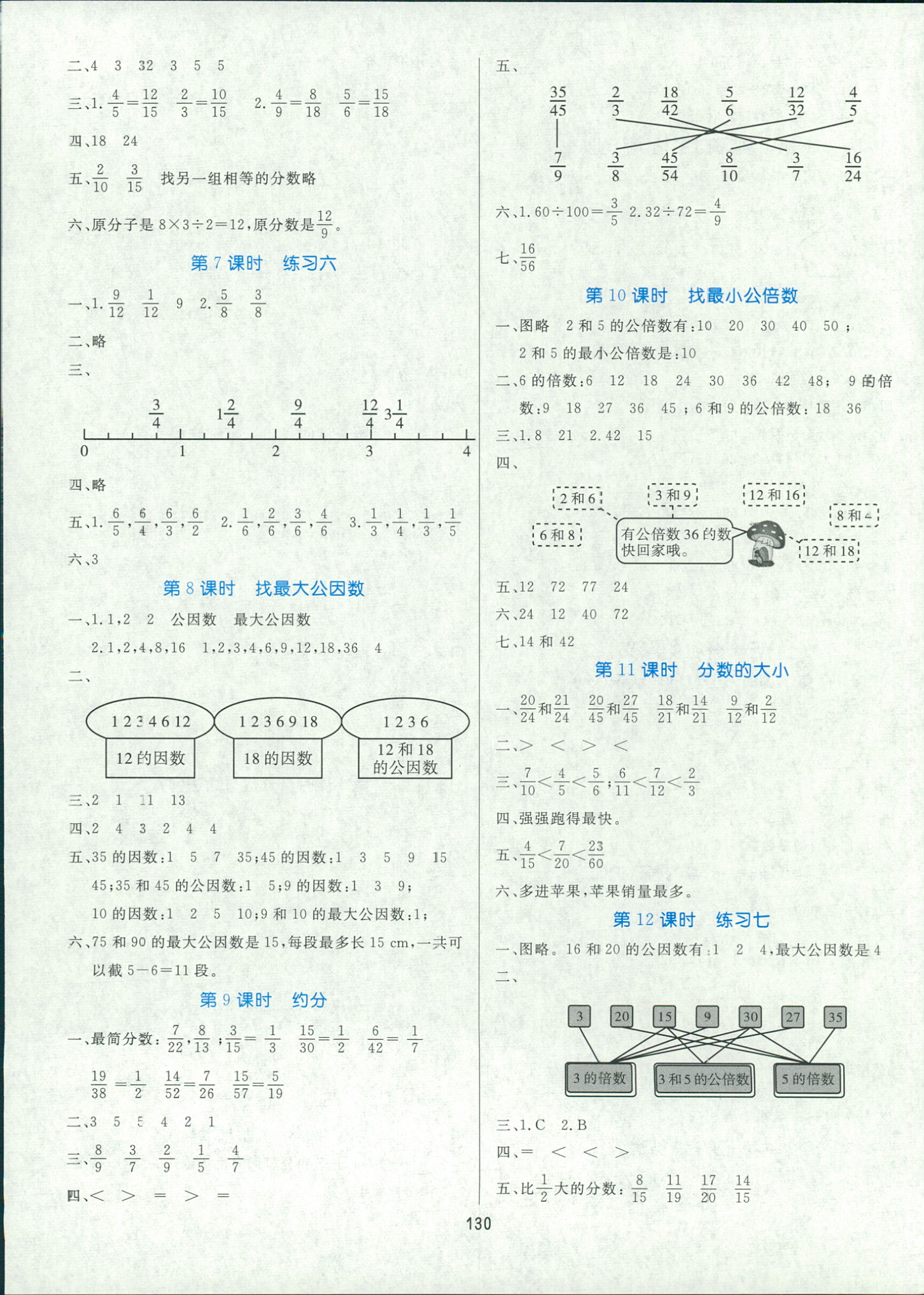 2018年黃岡名師天天練五年級(jí)數(shù)學(xué)人教版 第8頁