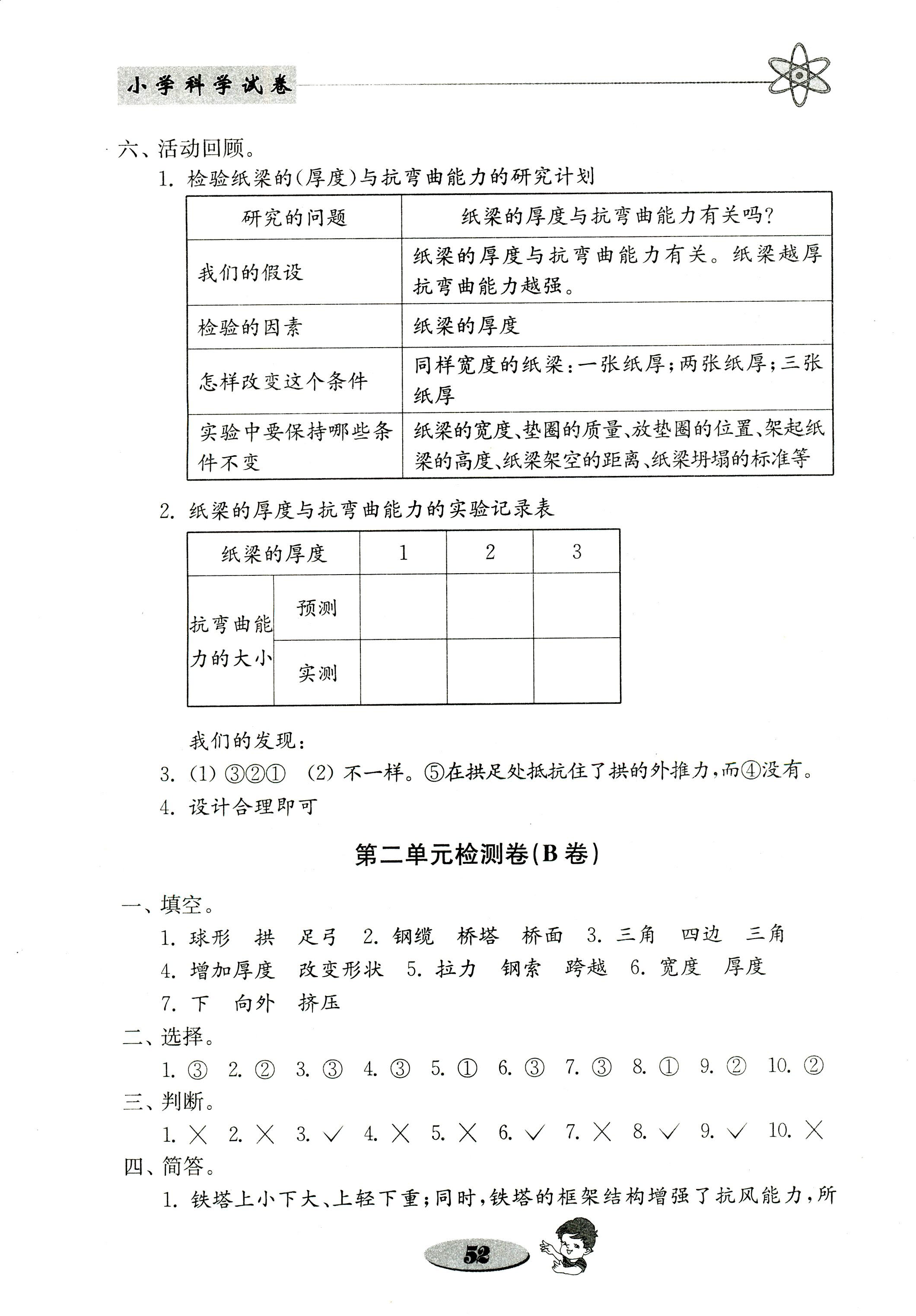 2017年金钥匙小学科学试卷六年级教科版 第4页