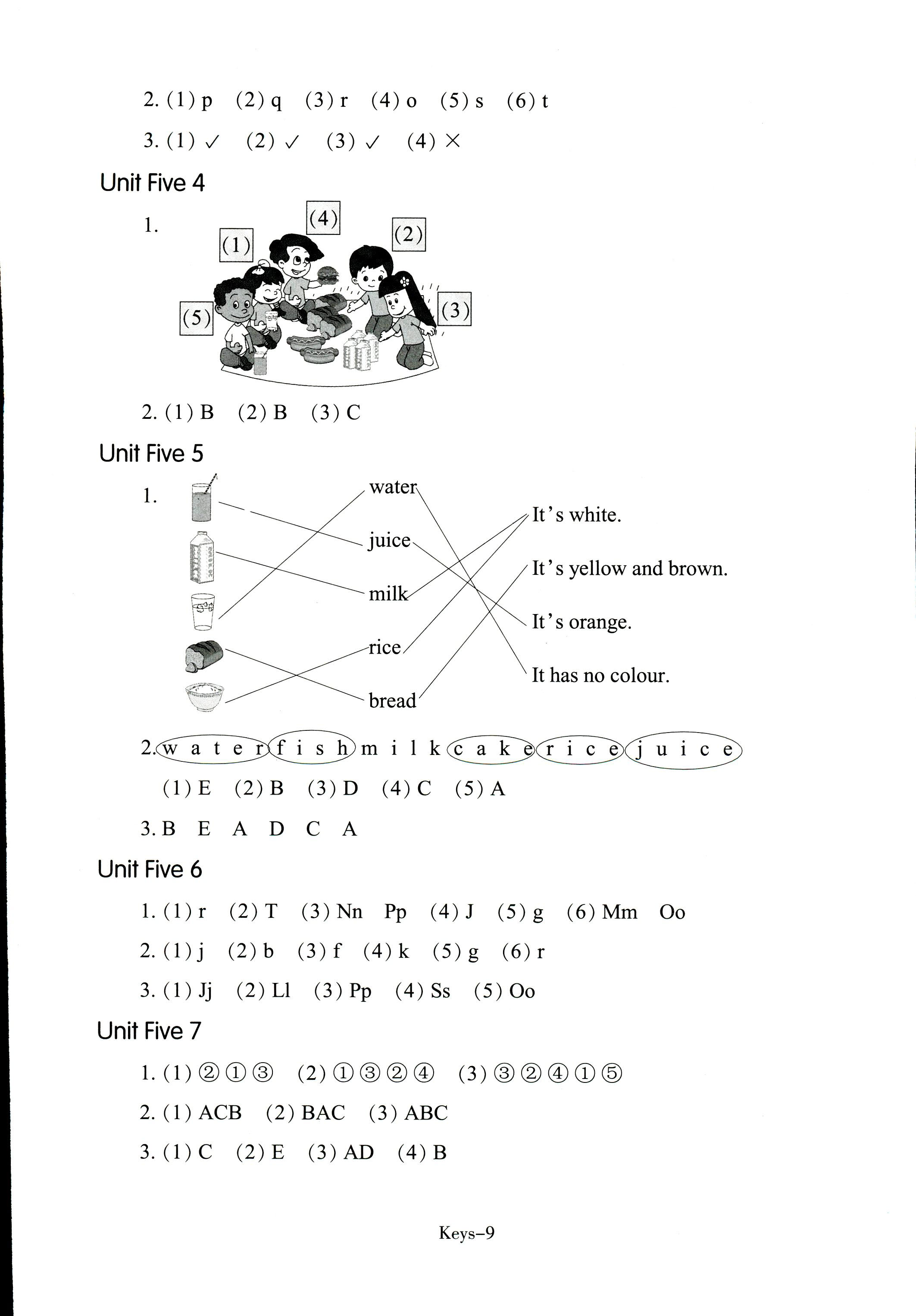 2017年每課一練浙江少年兒童出版社三年級英語人教版 第9頁