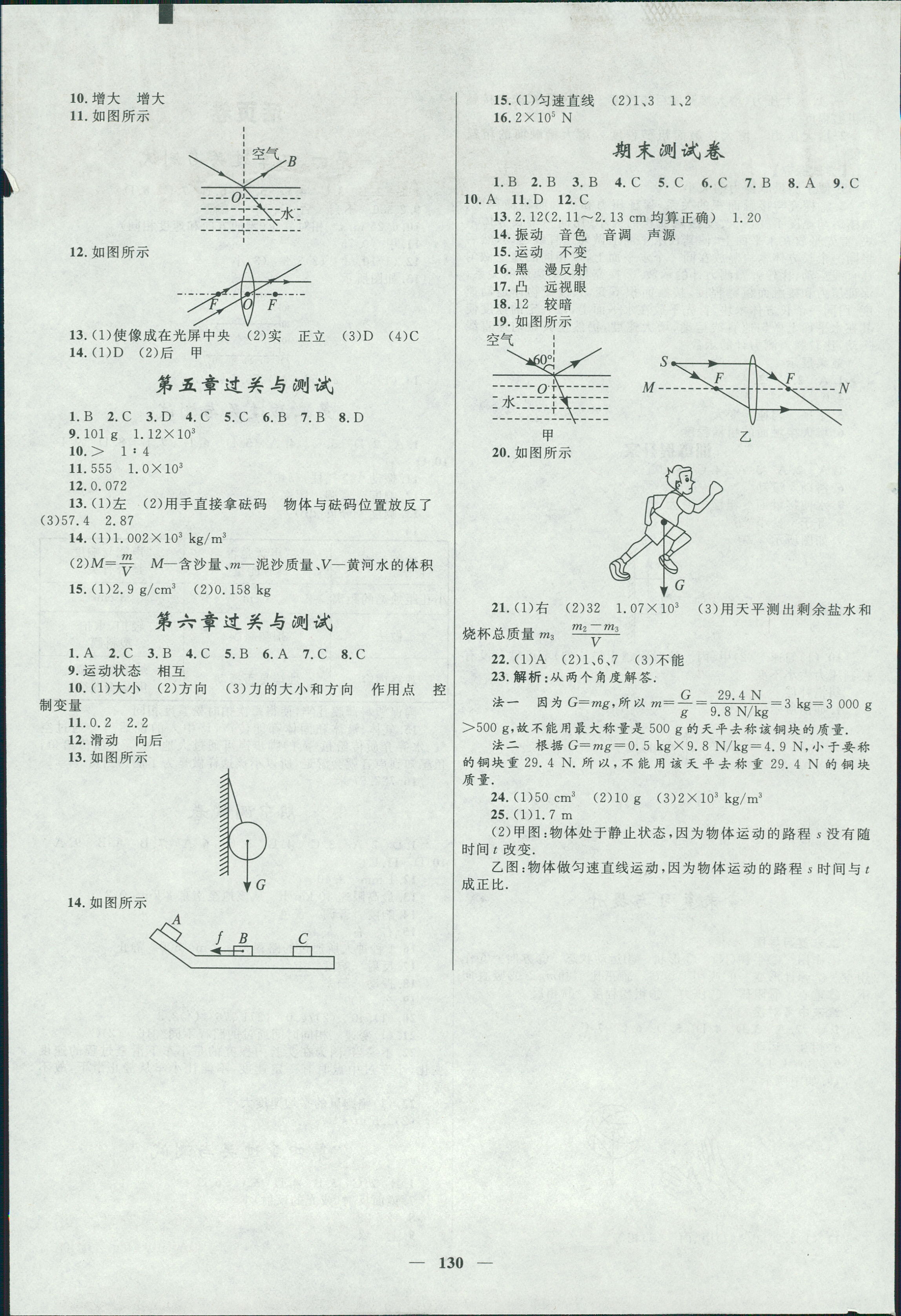 2018年奪冠百分百新導學課時練八年級物理滬科版 第14頁