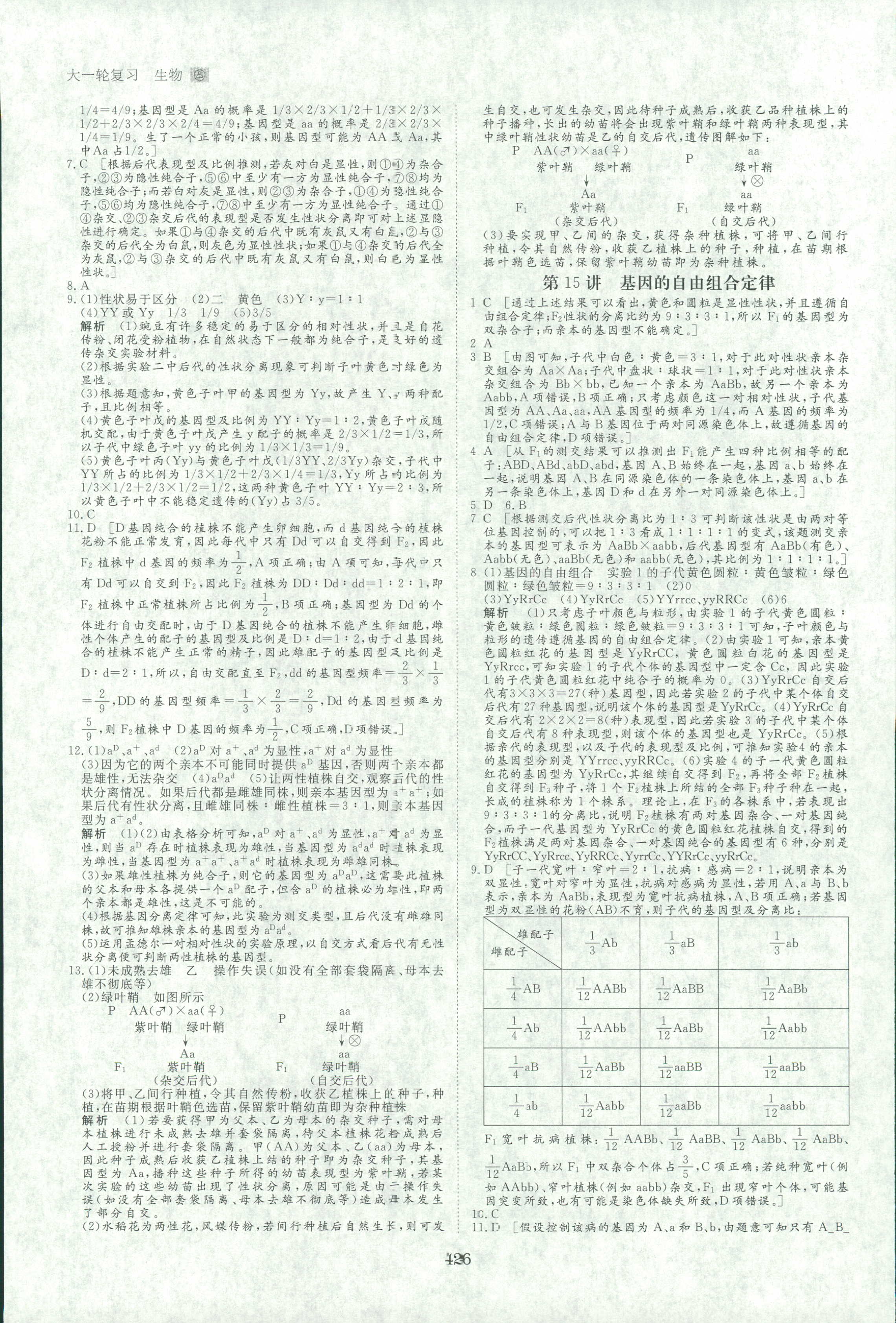 2018年步步高高考總復(fù)習(xí)高三年級生物 第49頁