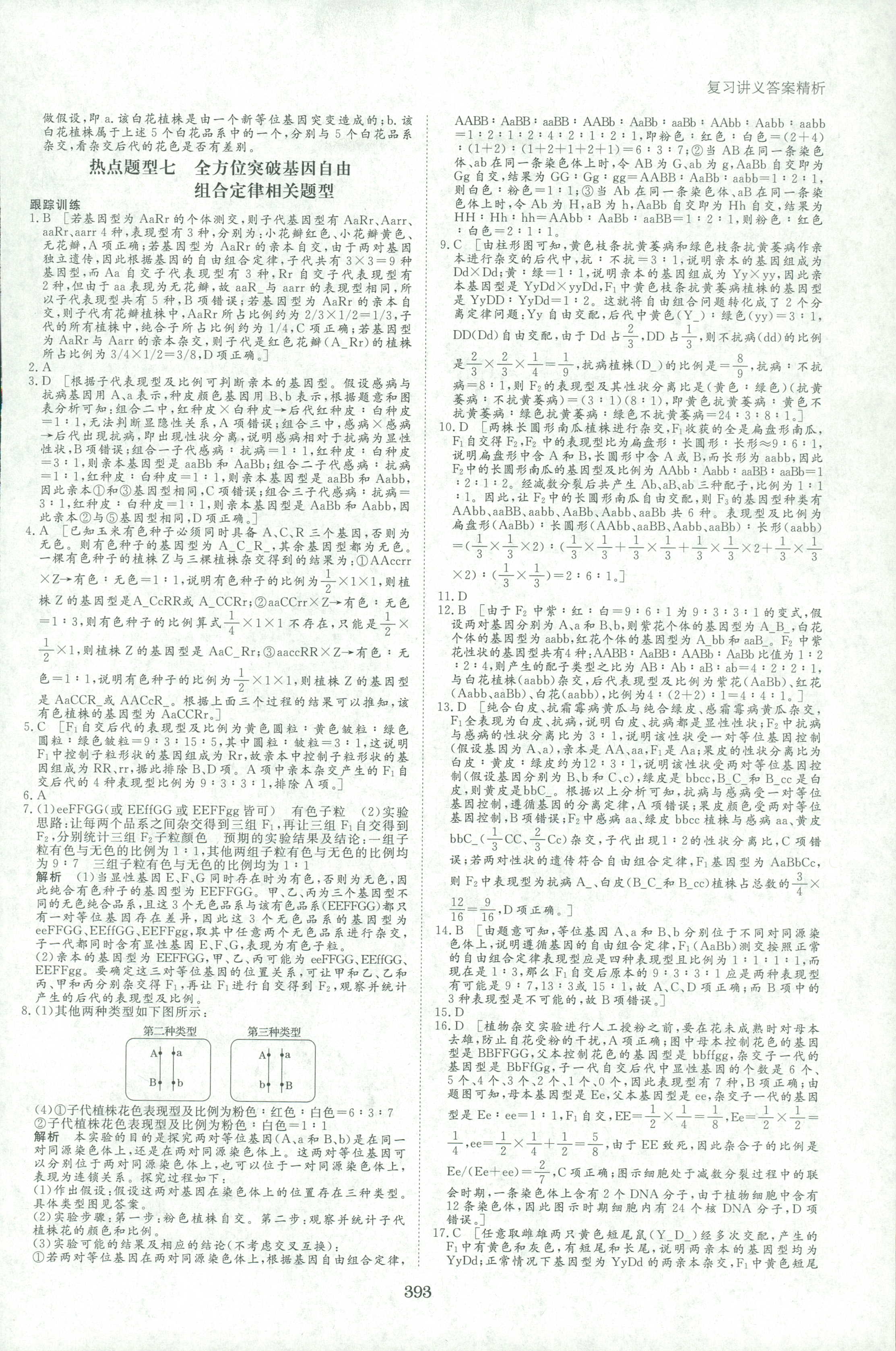 2018年步步高高考總復(fù)習(xí)高三年級生物 第16頁